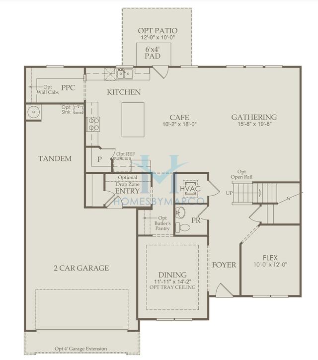 Riverton model in Ashworth Estates, Powder Springs, GA, built by Pulte Homes