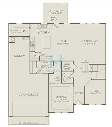 Photos of the Riverton model in the Oakwood subdivision in Cumming, GA