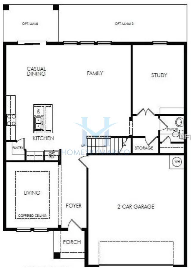 Photos of the Astoria model in the Johns Lake Pointe subdivision in Winter Garden, FL