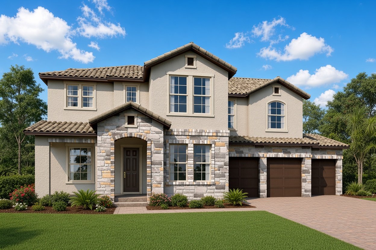 Wilson model in Lakeshore of Wekiva, Apopka, FL, built by Beazer Homes