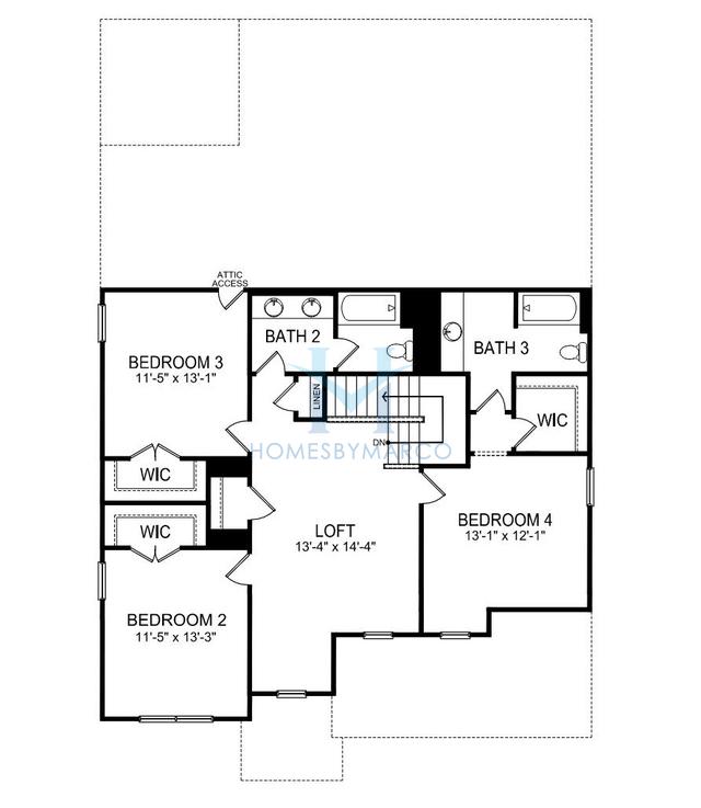 Windsor model in Meadows at Coddle Creek, Mooresville, NC, built by D.R. Horton