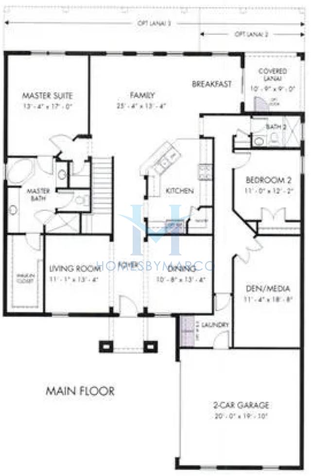 Photos of the Austin model in the Windermere Landings subdivision in Windermere, FL