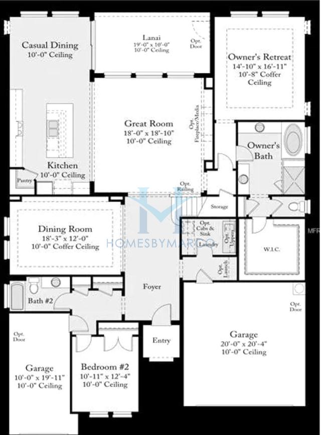 Photos of the Brentwood model in the Watergrass subdivision in Wesley Chapel, FL