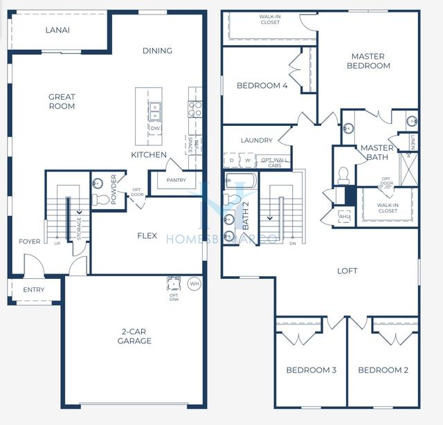 Photos of the Springfield model in the Harmony Central subdivision in St. Cloud, FL