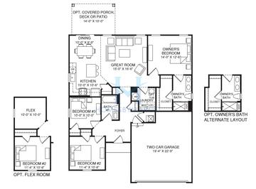 Photos of the Grand Bahama model in the Heritage Grove subdivision in Calhoun, GA