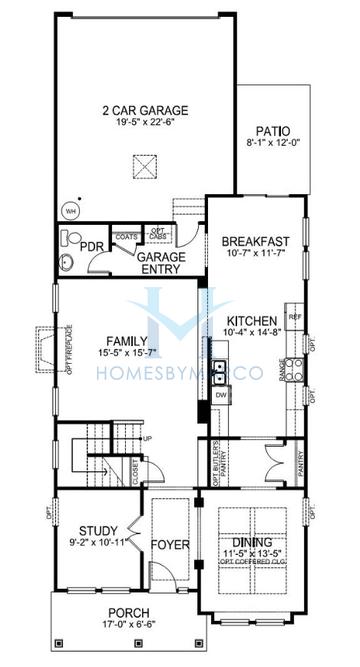 Adams model in Arbormere, Huntersville, NC, built by D.R. Horton