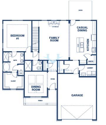 Photos of the Edison model in the Water Oak Estates subdivision in Lawrenceville, GA