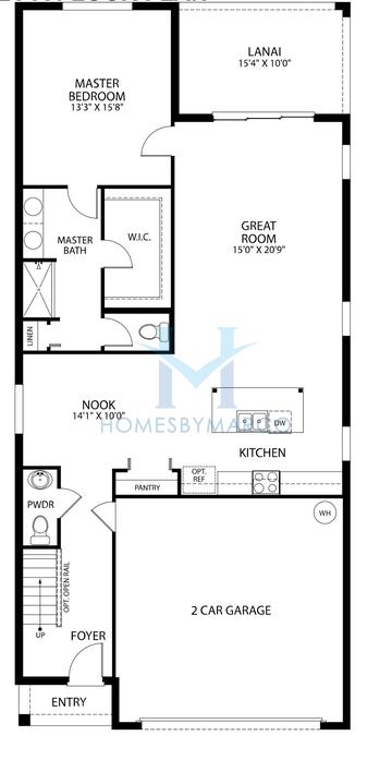 Photos of the Carrington model in the Harmony Central subdivision in St. Cloud, FL