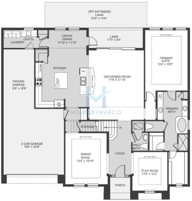 Photos of the Bimini model in the The Canyons at Highland Ranch subdivision in Clermont, FL