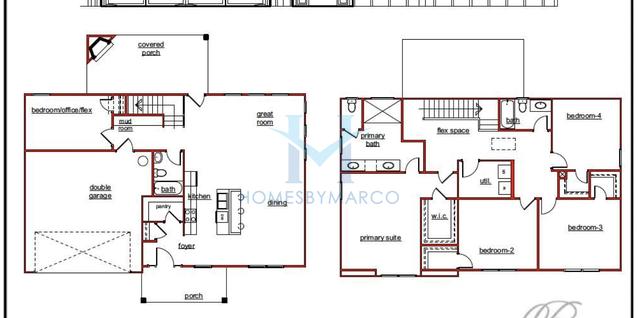 Photos of the Oakwood model in the Orion subdivision in Lawrenceville, GA