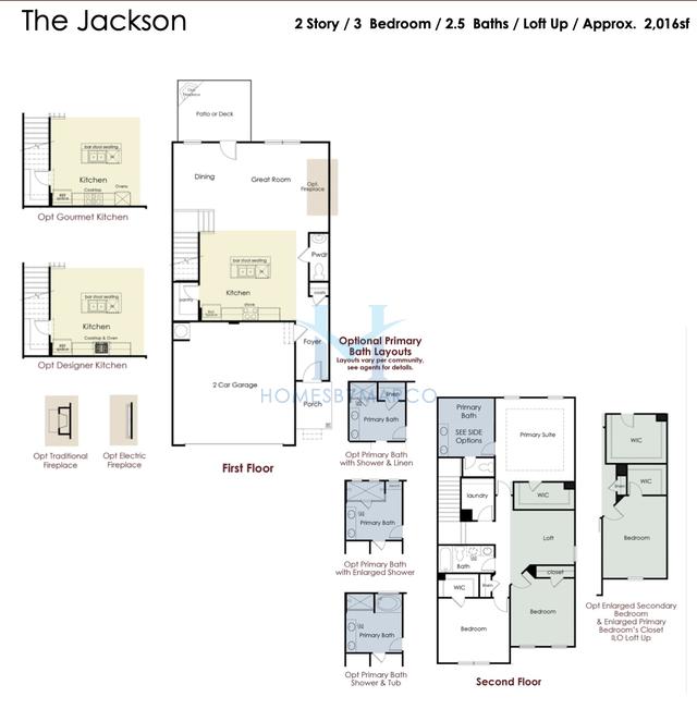 Photos of the Jackson model in the Crofton Place subdivision in Snellville, GA