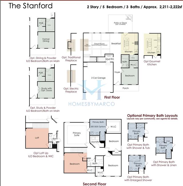 Photos of the standford model in the Crofton Place subdivision in Snellville, GA