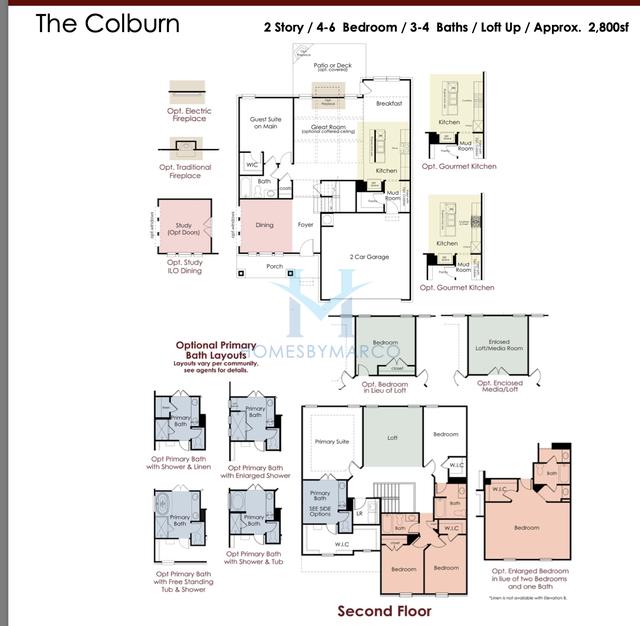 Photos of the Colburn model in the Crofton Place subdivision in Snellville, GA