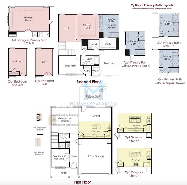 Photos of the Abby model in the Crofton Place subdivision in Snellville, GA