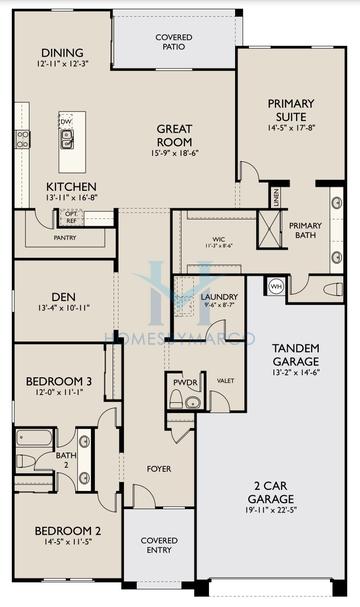 Topaz model in Sol at Amarillo Creek, Maricopa, AZ, built by Ashton Woods Homes