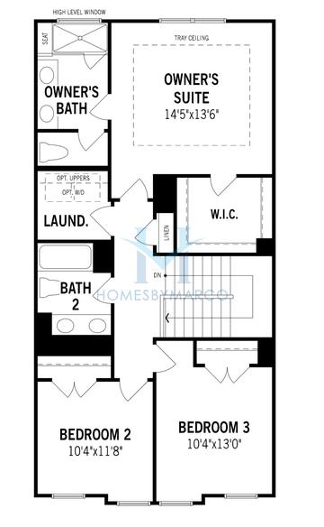 Sycamore model in The Grove at Chestnut Park, Indian Trail, NC, built by Mattamy Homes