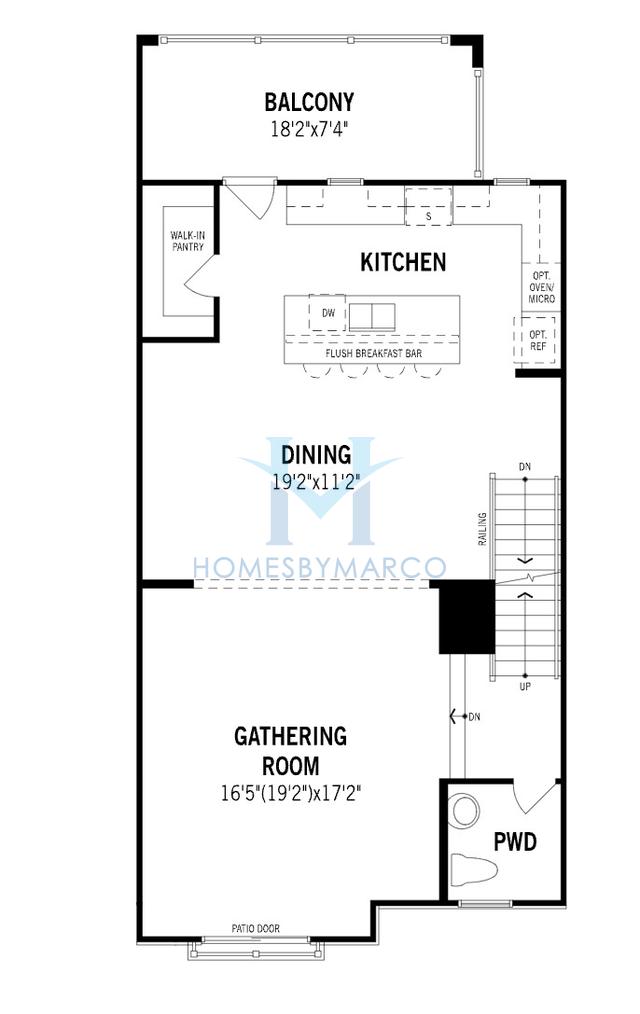 Gramercy model in Aria at the Park, Charlotte, NC, built by Mattamy Homes