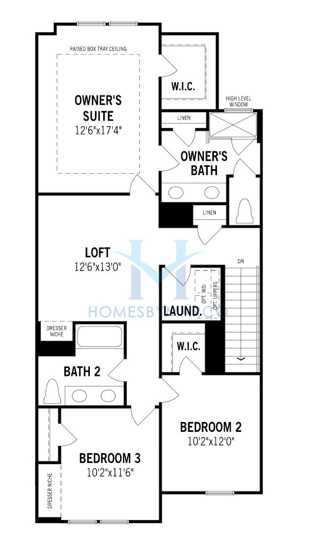 Gramercy model in Aria at the Park, Charlotte, NC, built by Mattamy Homes