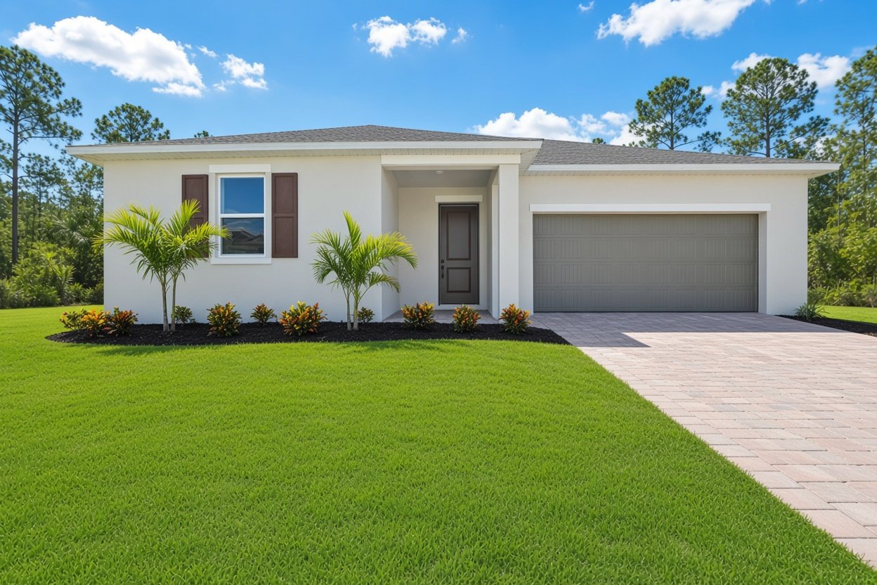 1585 model in Coves of Estero Bay, Fort Myers, FL, built by KB Home