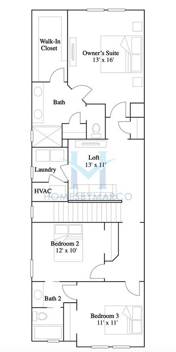 Declaration model in Townes at Cross Creek, Tampa, FL, built by Lennar