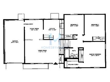 Timberland model in Woodlake Trails, Hanover Park, IL, built by 