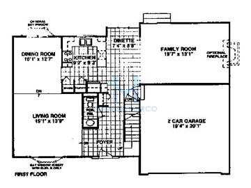 Regency model in Cambridge Creekside, Lake Zurich, IL, built by Cambridge Homes
