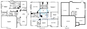 Photos of the Radcliffe model in the Prestonfield subdivision in West Chicago, IL