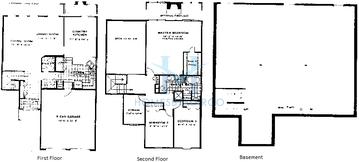 Photos of the Chesapeake model in the Orchards of Bartlett subdivision in Bartlett, IL