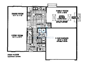 Foxton model in Cambridge Pointe, Carol Stream, IL, built by 