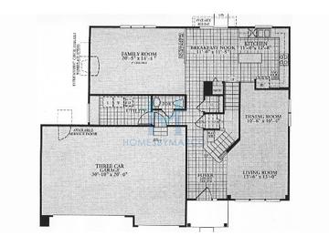 Canterbury model in Cambridge Walk, Carol Stream, IL, built by Cambridge Homes