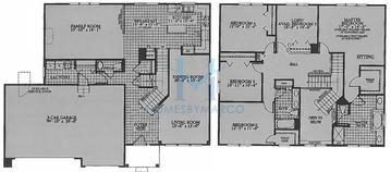 Canterbury model in Cambridge Walk, Carol Stream, IL, built by Cambridge Homes