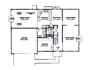 Foxhall model in Mill Valley, Carol Stream, IL, built by 