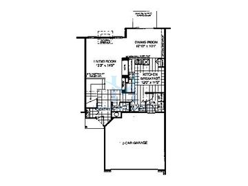 Photos of the Birch model in the Willow Creek subdivision in West Chicago, IL