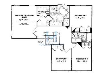 Photos of the Deerfield model in the Woodland Hills subdivision in Bartlett, IL