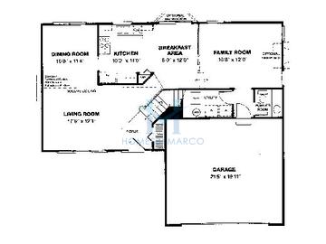 Photos of the Dover model in the Woodland Hills subdivision in Bartlett, IL