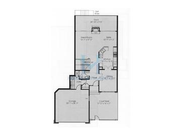 Avocet model in The Villas in Hawk Hollow, Bartlett, IL, built by 