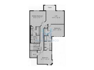 Dipper model in The Villas in Hawk Hollow, Bartlett, IL, built by 