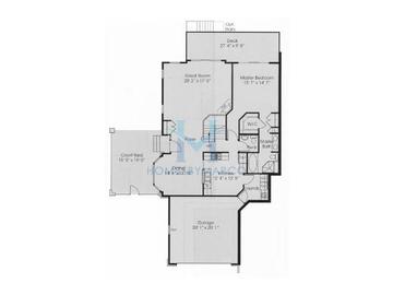 Bobwhite model in The Villas in Hawk Hollow, Bartlett, IL, built by 