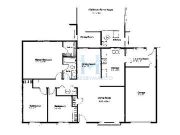 Photos of the Abbey model in the Country Place subdivision in Bartlett, IL