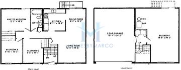 Photos of the Cypress model in the Gingerbrook subdivision in Bartlett, IL