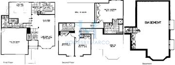 Photos of the Ashburn model in the Fairfax subdivision in Bartlett, IL