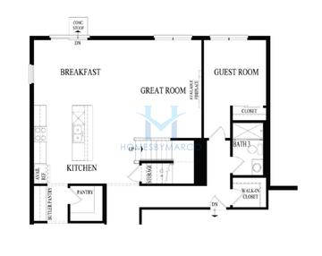 Coventry model in Ivanhoe, Manhattan, IL, built by D.R. Horton