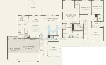 Mercer model in Winding Creek, Batavia, IL, built by Pulte Homes