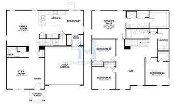 Talcott model in Becketts Landing, South Elgin, IL, built by M/I Homes