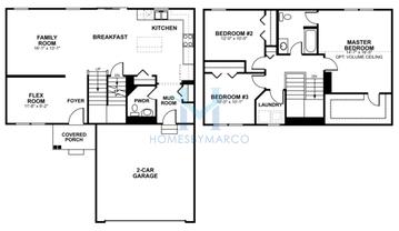 Leyden model in Becketts Landing, South Elgin, IL, built by M/I Homes
