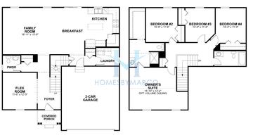 Paxton model in Becketts Landing, South Elgin, IL, built by M/I Homes