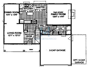 Photos of the Laurel model in the Willow Creek subdivision in West Chicago, IL