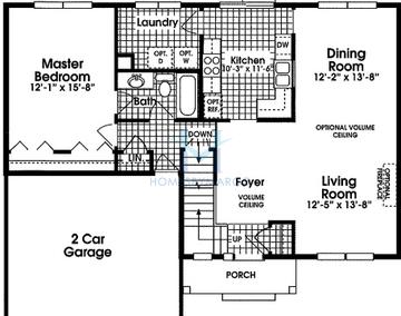 Photos of the Fonthill model in the Shepherds Crossing subdivision in Zion, IL