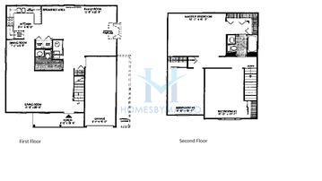 Photos of the Cherrywood model in the Spring Valley subdivision in Carol Stream, IL