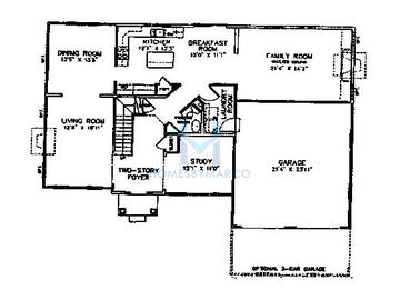 Photos of the Crestfield model in the Ridings East subdivision in Bartlett, IL